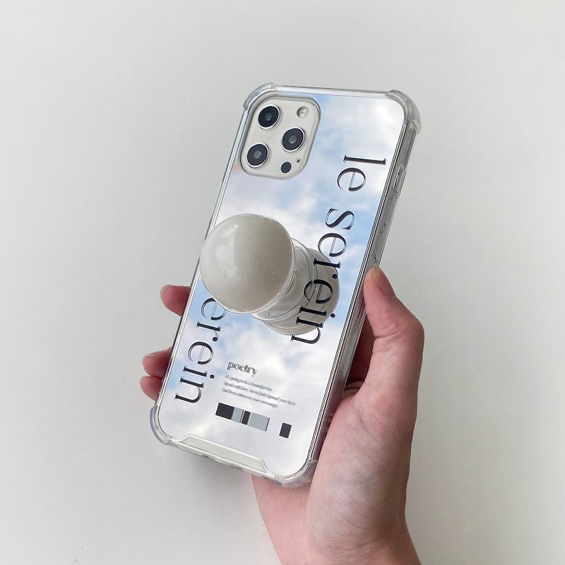 Plastic Phone Cases Silver - 【FITZORY】Designer Series - Le serein | iPhone