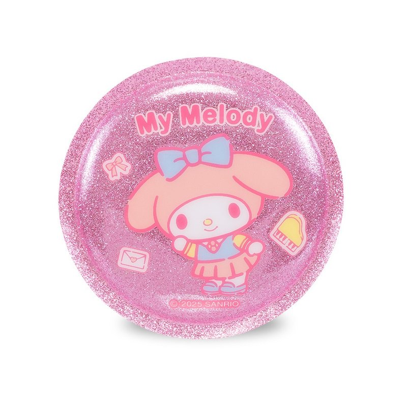 三麗鷗聯名 替換式魔鬼氈特大徽章-美樂蒂 My Melody 書包配件 - 徽章/別針 - 其他材質 粉紅色