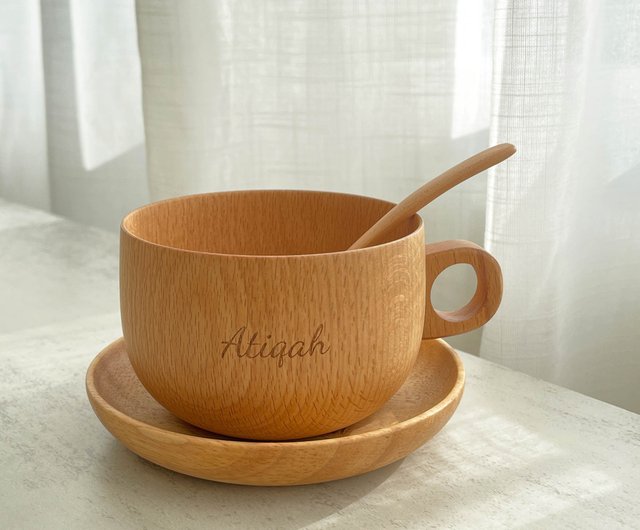 Personalized Wooden Coffee Cup 3 in 1 – nsjstylishstore