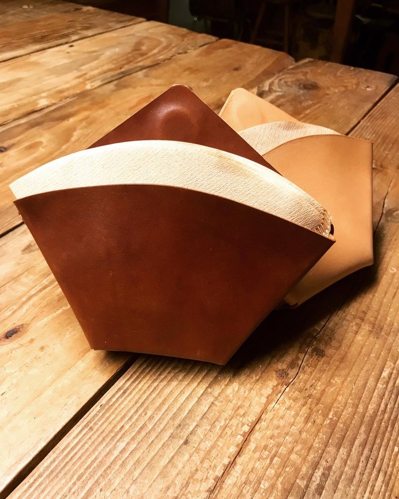 figure21 coffee filter leather case - Other - Genuine Leather 