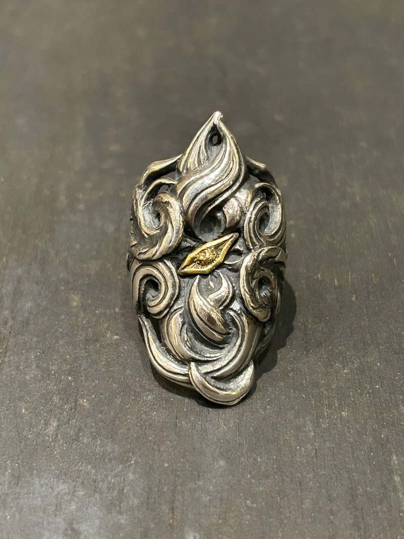 Nine-tailed Su sterling silver ring - General Rings - Sterling Silver Silver