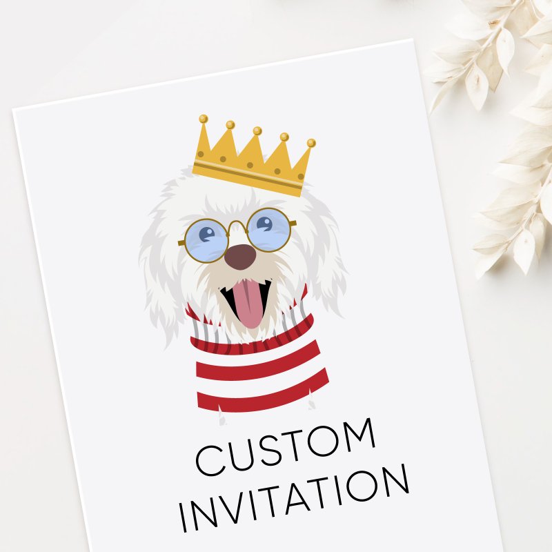 Digital design of custom invitation - 電子喜帖/賀卡/邀請函 - 其他材質 