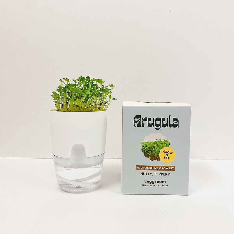 Reusable Microgreens Grow Cup - ตกแต่งต้นไม้ - พลาสติก ขาว