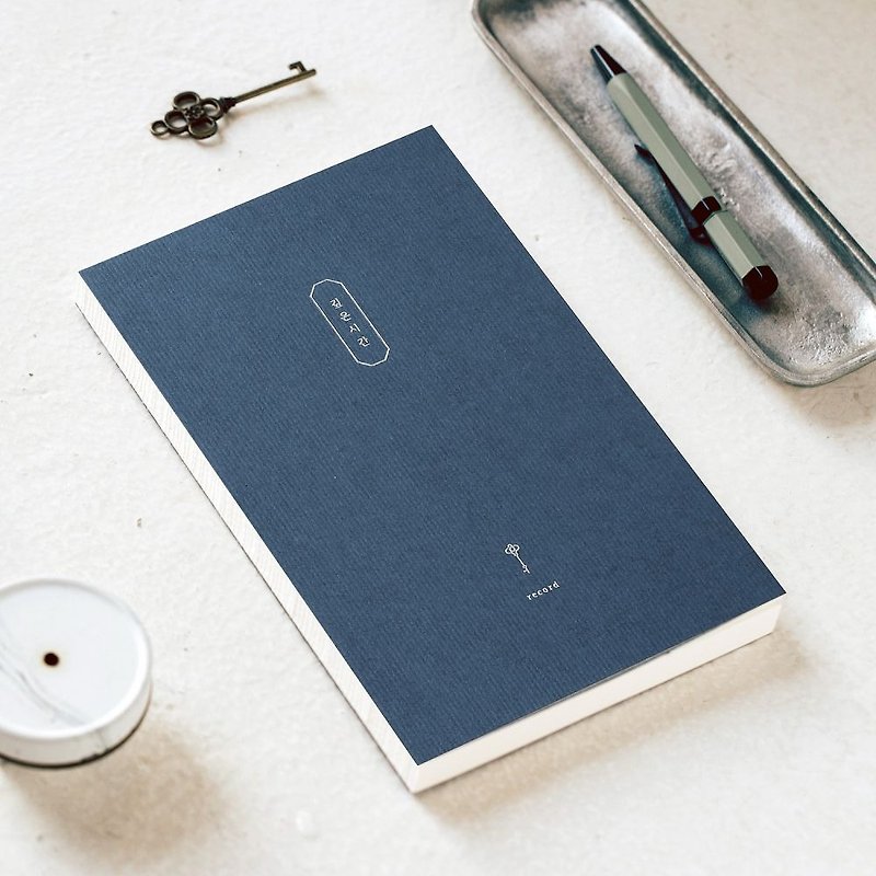 Livework Smart Key Mood Notebook - Serenity Blue, LWK58966 - สมุดบันทึก/สมุดปฏิทิน - กระดาษ สีน้ำเงิน