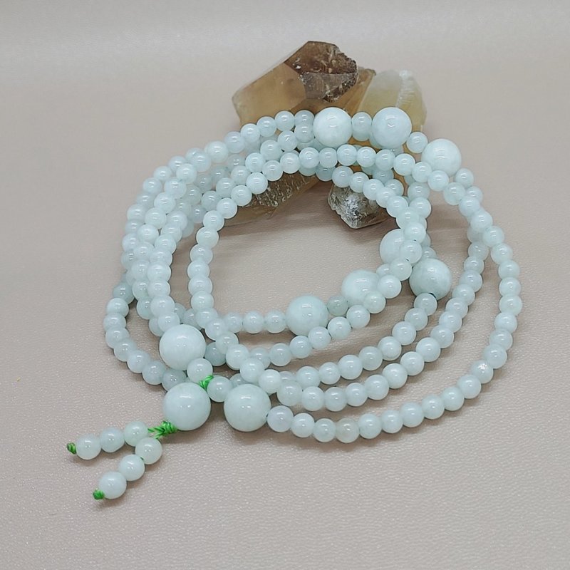 Burmese Jadeite Jadeite Long Neck - Can be worn around the hand 3-4 times - Necklaces - Jade 
