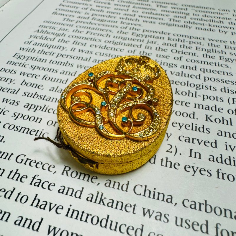 沙金家徽鑲鑽盒 - 其他 - 其他金屬 