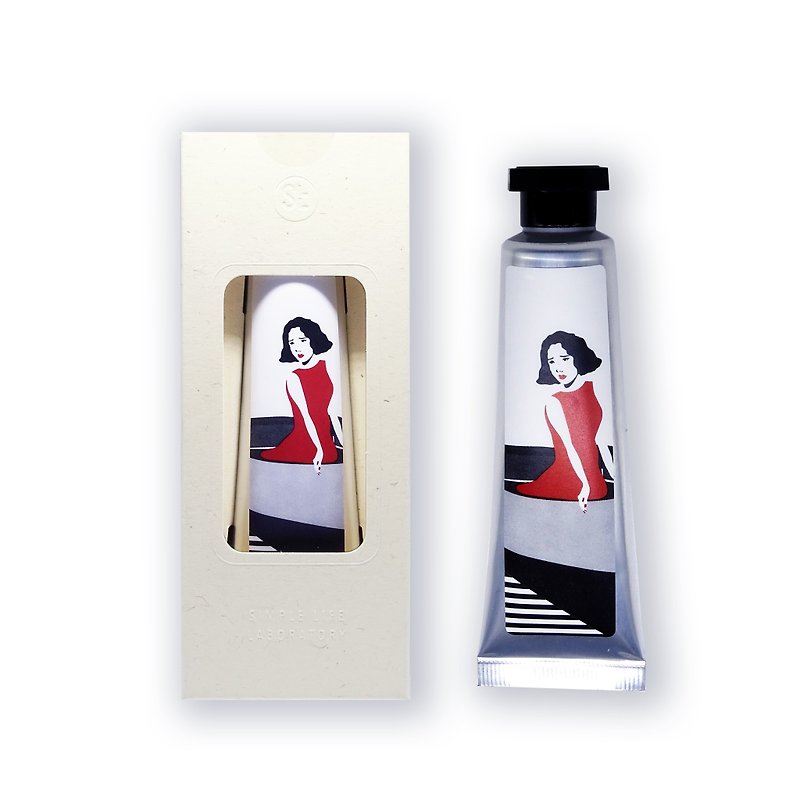 Illustration fragrance hand cream / Red and Black series / Make a choice (olive) - Nail Care - Other Materials Red