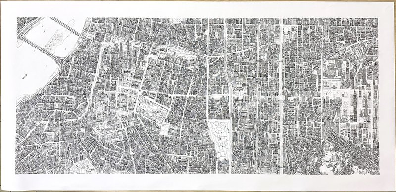 Detailed canvas print of my Taipei City Map, Discounted 2018 Edition - Wall Décor - Other Materials White