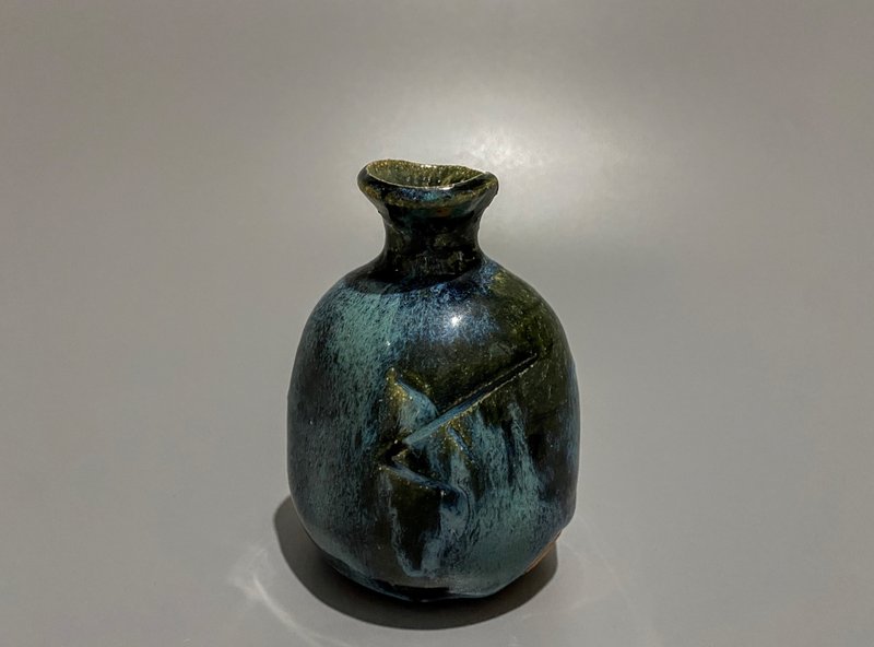 Sake Tokkuri - 花瓶/花器 - 陶 