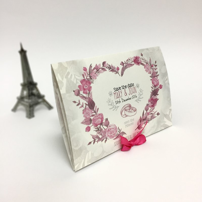 Wedding Invite Card | Scratch Off Invite | Wedding Pop Up Card | Wedding Card - Cards & Postcards - Paper 
