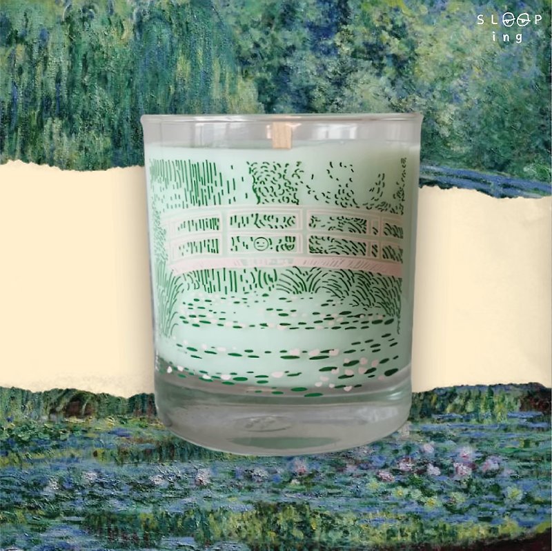 Other Materials Candles & Candle Holders Green - Artist Candle Collection _ The Truth of Nature (Claude Monet) 230 g.
