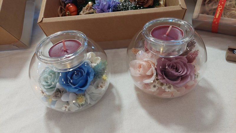 Everlasting flower scented candle holder - Plants - Plants & Flowers 