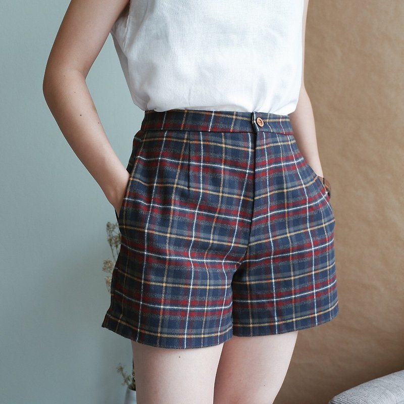 Basic shorts : SCOTT - 女長褲 - 其他材質 紅色