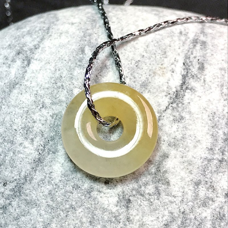 Burmese Jade A Cargo Jade - Ice Jade Safe Buckle Gift Jade Gift - Charms - Jade Transparent