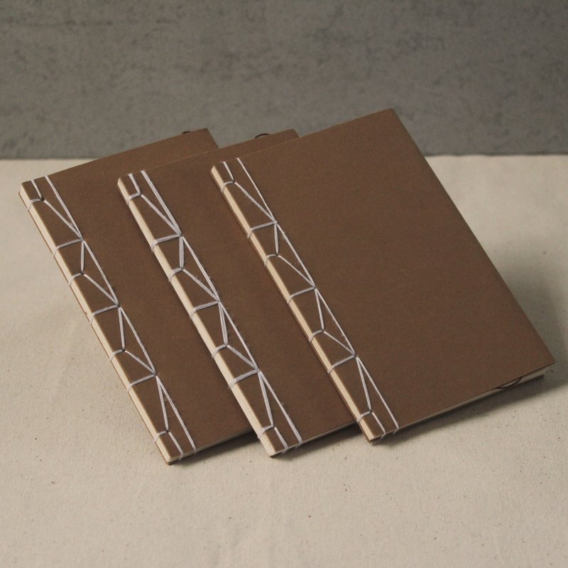 【城市說夢人 】手縫筆記本 牛皮紙 空白內頁 線裝書 手工書 - 筆記本/手帳 - 紙 