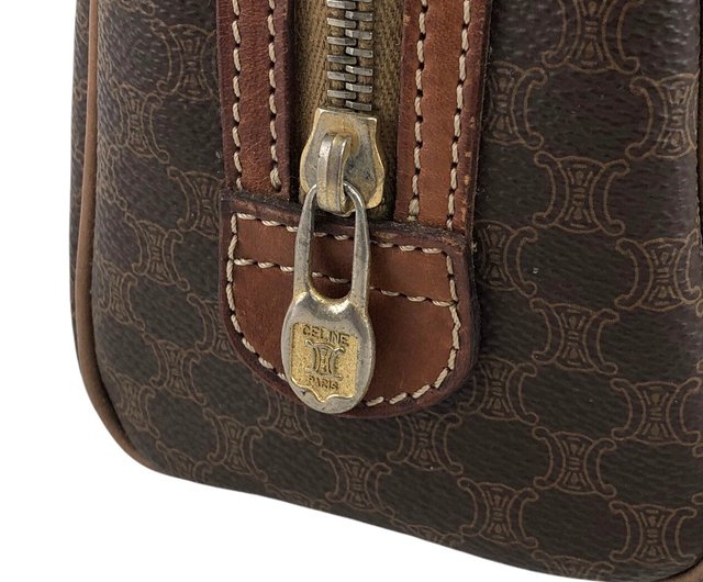 日本直送 名牌中古包 】CELINE セリーヌ マカダム ショルダー
