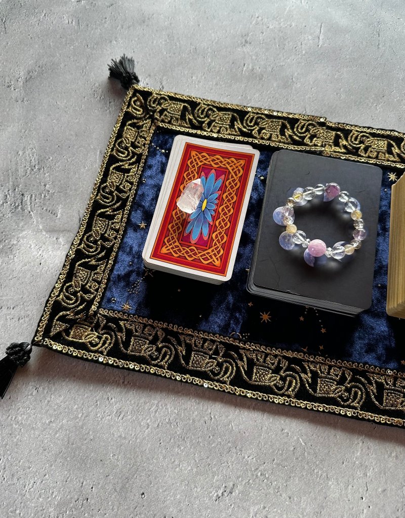 塔羅布　mini tarotmat , tarot cloth  Made in JAPAN - 桌布/桌巾/餐墊 - 其他人造纖維 