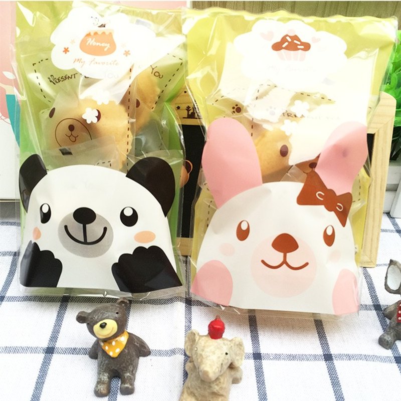 * Free Shipping * Lucky Fortune Cookie Panda Panda Packaging Chocolate Flavor Manual Fortune Fortune Cookie FORTUNE COOKIE - คุกกี้ - อาหารสด สีดำ