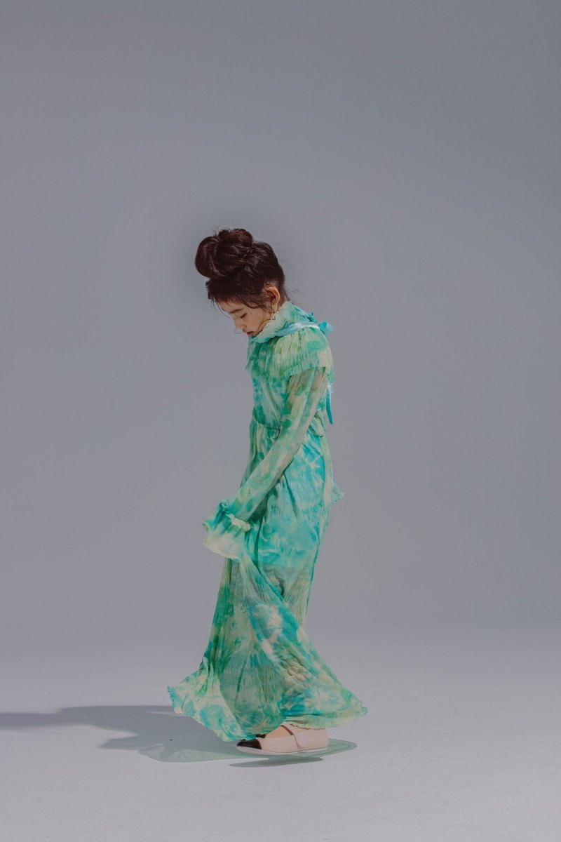 Ruffle Maxi Dress with Frill Neck Detail - Kids' Dresses - Other Materials 