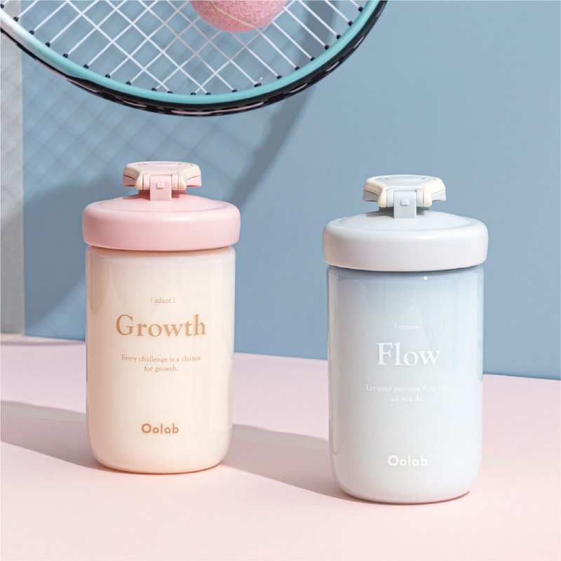 律動蛋白搖搖杯 500ML-2入組 - 水瓶/水壺 - 塑膠 粉紅色