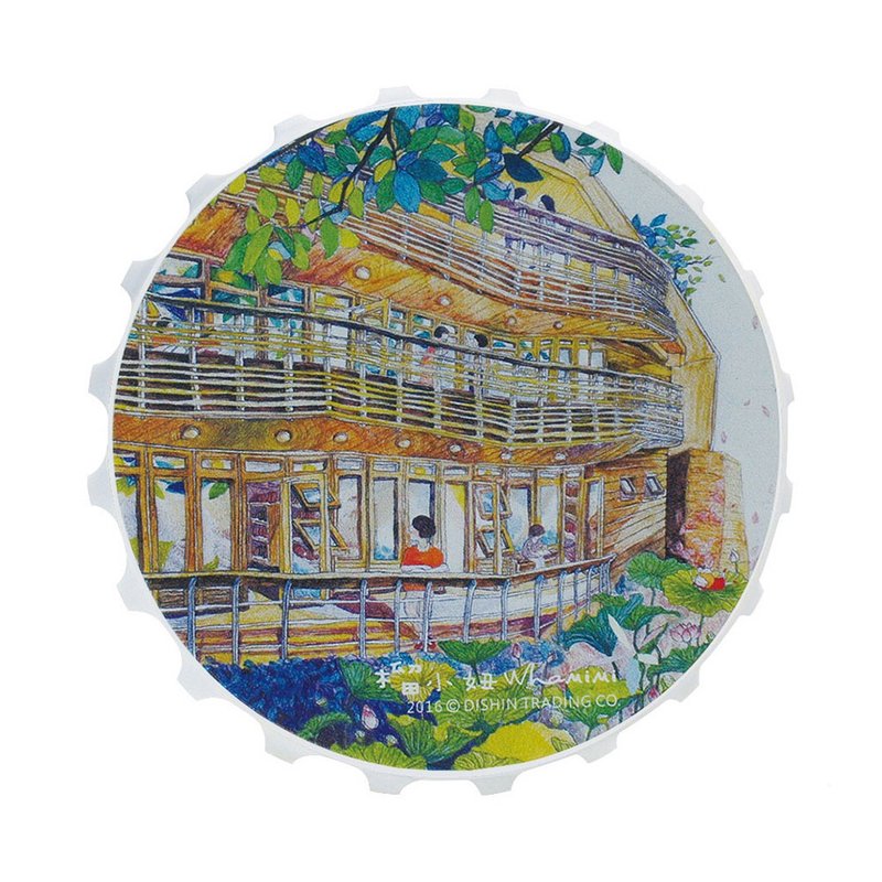 Taiwan Sightseeing Cultural and Creative Gift Series-Liu Xiao Niu Bottle Opener-Beitou Library - Bottle & Can Openers - Plastic Multicolor