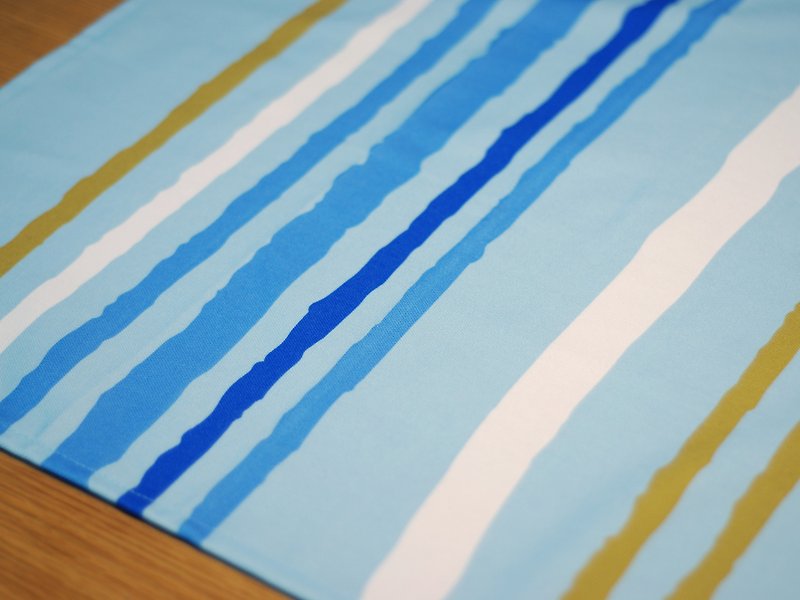 Reduce Doily/Long Towel Rising Tide - ผ้ารองโต๊ะ/ของตกแต่ง - ผ้าฝ้าย/ผ้าลินิน สีน้ำเงิน
