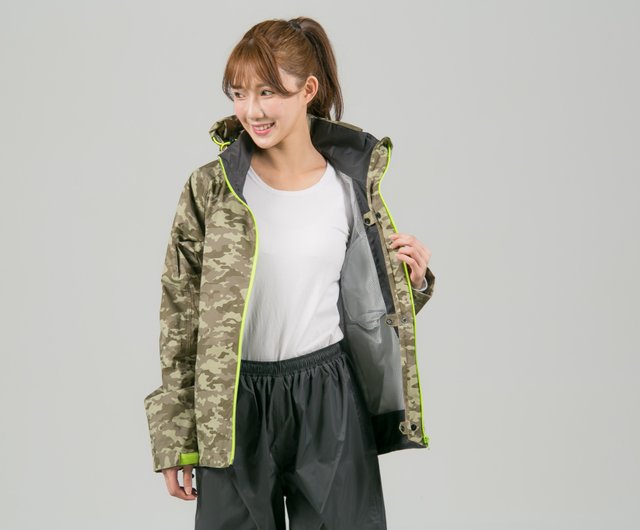 NankaPU防水性と通気性のある機能性ジャケット-デザートカモフラージュ