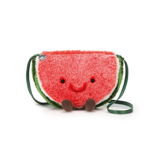 Jellycat 斜背包 - Amuseable Watermelon Bag 西瓜娃娃 西瓜斜背包