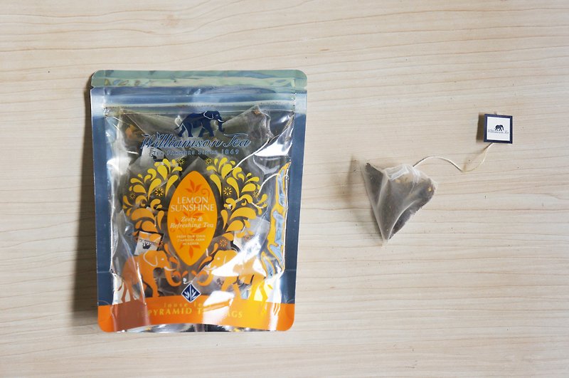 [Out of print. Buy one get one free] lemon black tea LEMON SUNSHINE / three-dimensional tea bag series - ชา - อาหารสด สีเหลือง