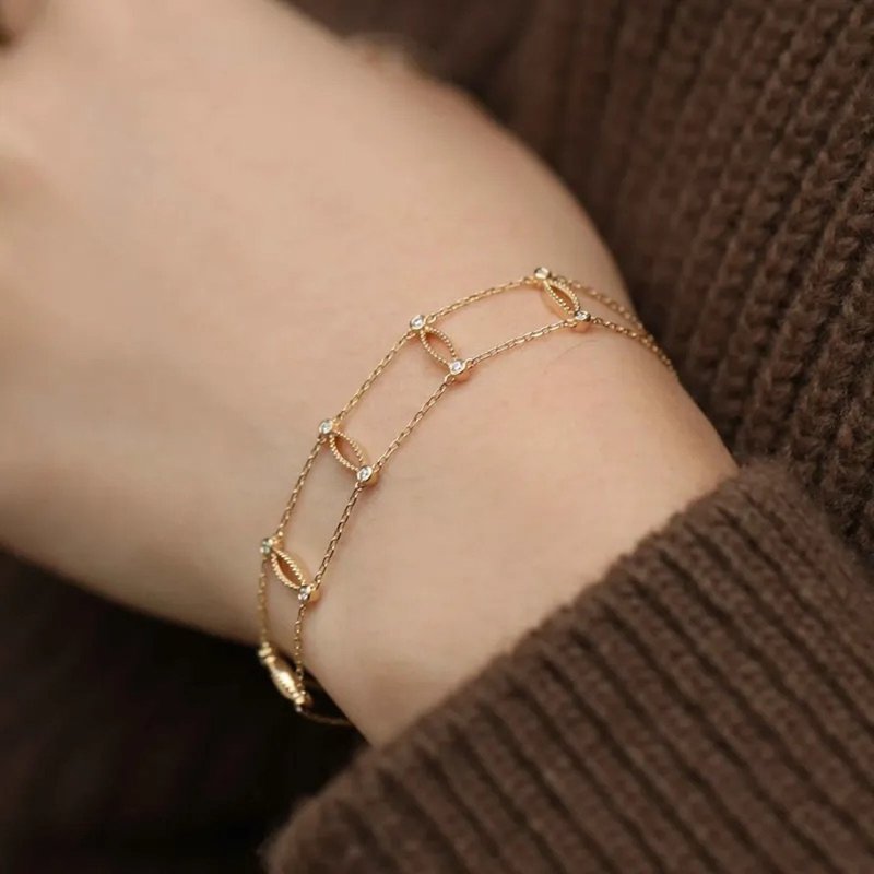 【 C.H. JEWELRY 】ERICIA - Bracelets - Precious Metals Gold