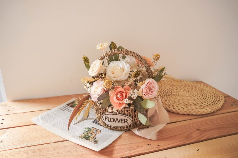 【Planting Flowers】Immortal Flower Blue Dried Flower Gift Birthday Gift Valentine's Day Opening Housewarming Gift - Dried Flowers & Bouquets - Plants & Flowers 