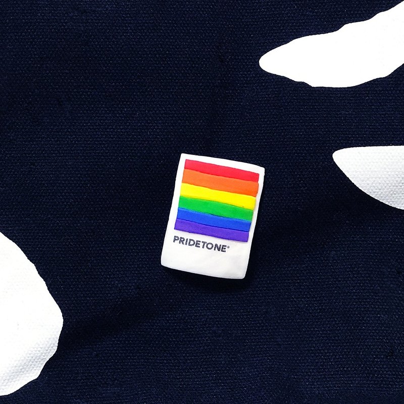 彩虹 色票 Pridetone Rainbow 手作徽章別針 紀念禮物 情人節禮物 - 徽章/別針 - 黏土 多色