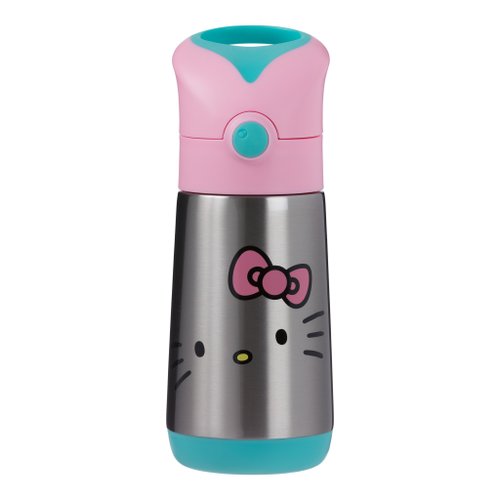b.box 臺灣總代理 b.box Kitty不鏽鋼吸管保冷杯350ml-Kitty款式