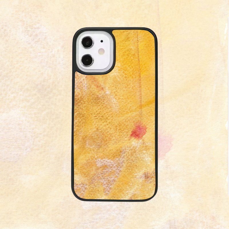 塑膠 手機殼/手機套 黑色 - 客製手機殼 iPhone 14 13 12Pro手機殼三星 水彩顏料 P106