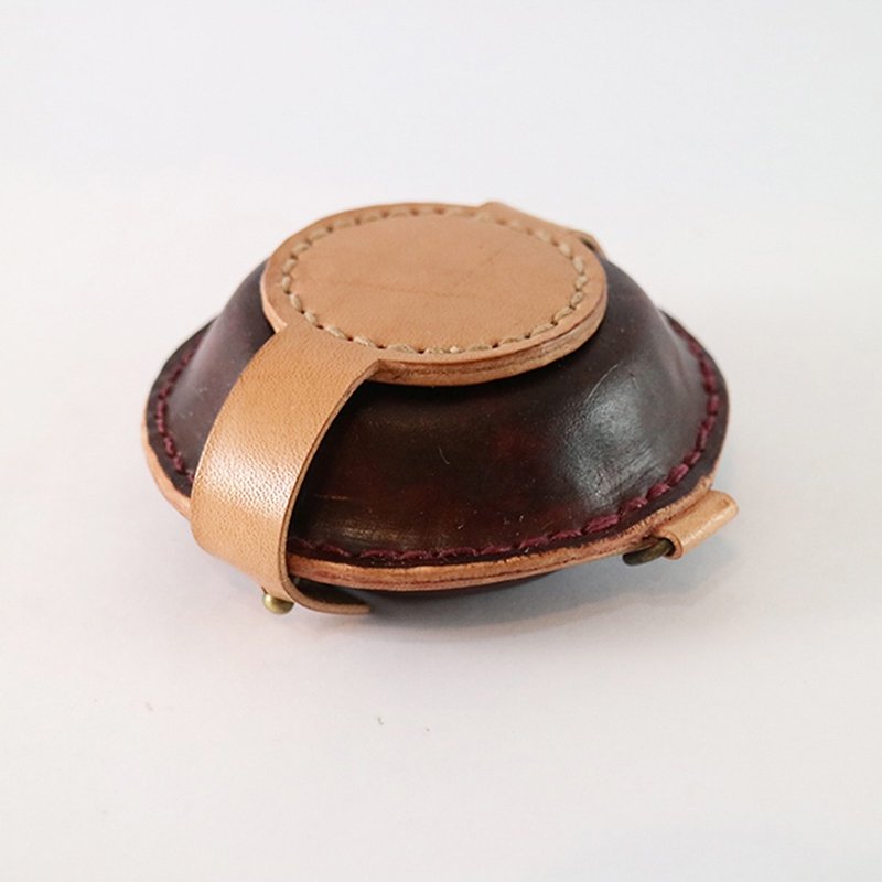 Special Leather Coin Storage Box - California Lee - - Coin Purses - Genuine Leather Red