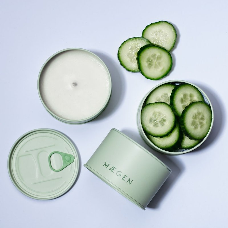 MÆGEN Fresh Candle- Fresh Cucumber /6oz - เทียน/เชิงเทียน - โลหะ สีเขียว