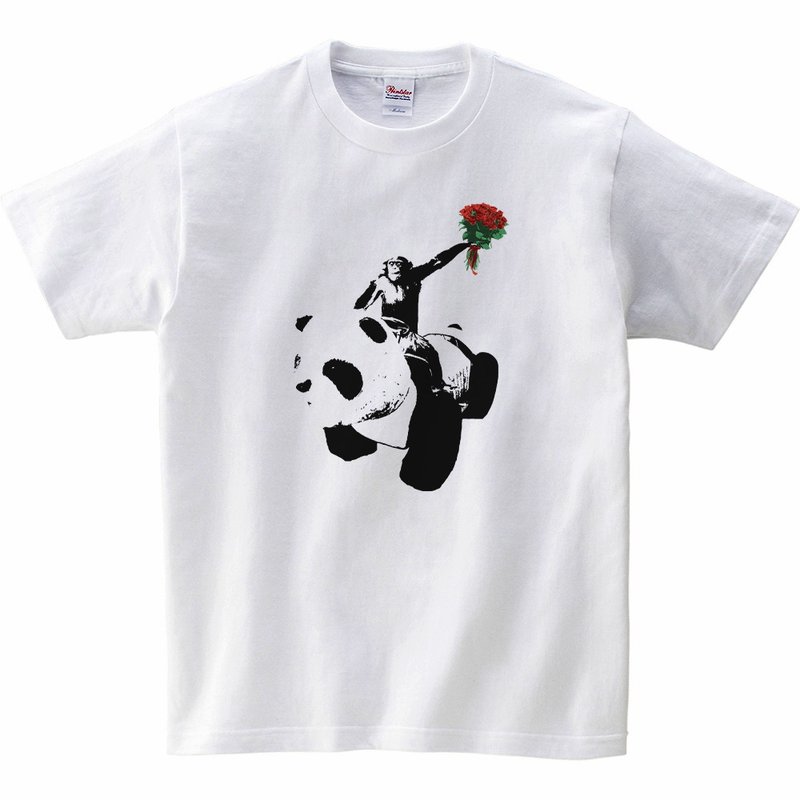 キッズTシャツ / flower monkey - 男/女童裝 - 棉．麻 白色