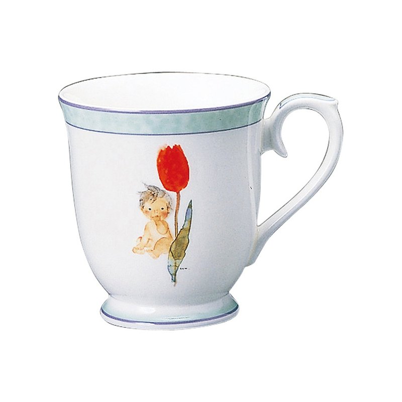 Chihiro Iwasaki designer joint bone china mug 290ml (tulip)