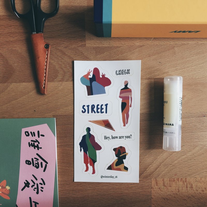 Street Laser Cut Stickers - สติกเกอร์ - กระดาษ หลากหลายสี