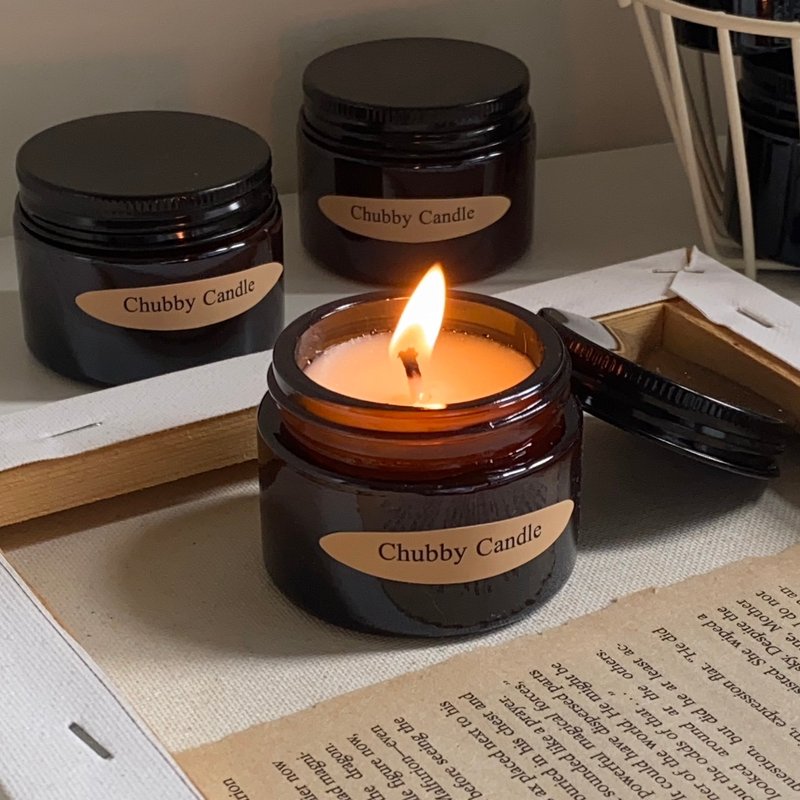 [Classic] Container Candle Candle Travel Set 40g Natural Soy Wax Wax Can - เทียน/เชิงเทียน - ขี้ผึ้ง 