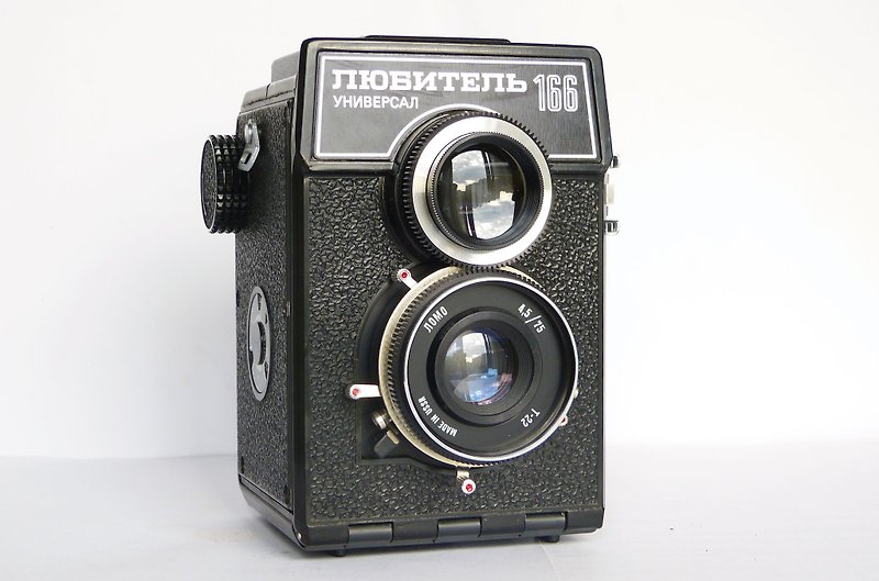 Lubitel 166 Universal 166U medium format TLR 6x6 4,5x6 LOMO USSR - กล้อง - วัสดุอื่นๆ สีดำ