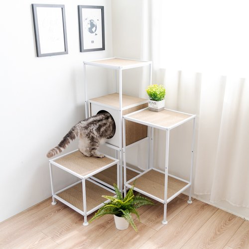 Angejia Cat Observation Tower Cat Jumping Platform 3 sizes Shop ANGLE WAVE Scratchers Cat Furniture Pinkoi