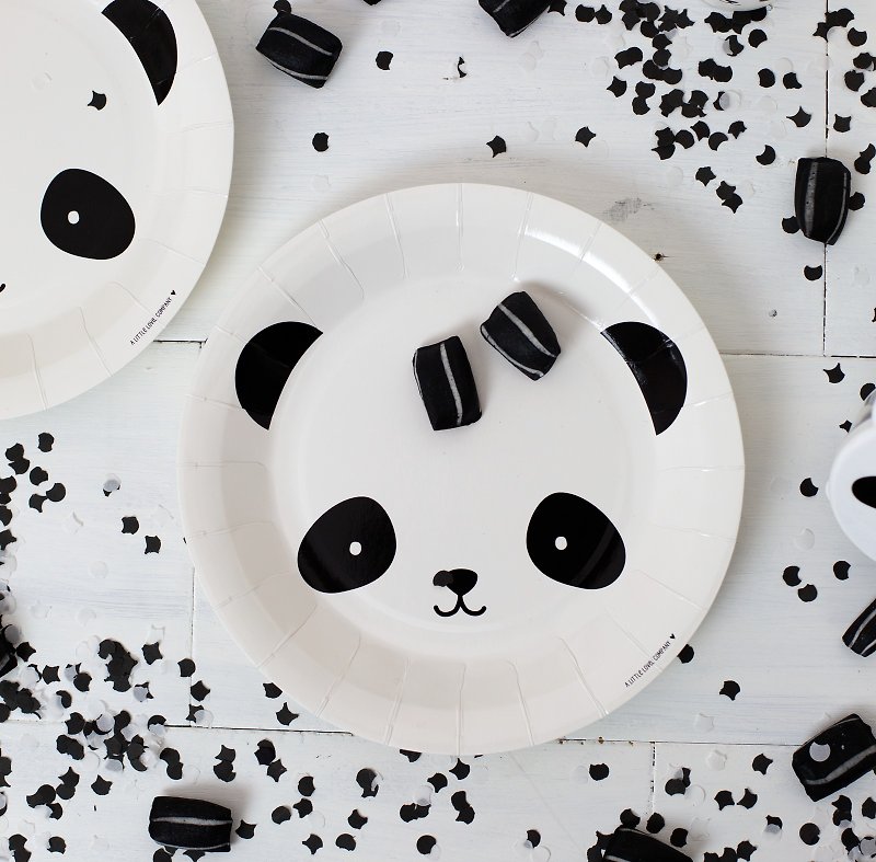 Paper plates: Panda
