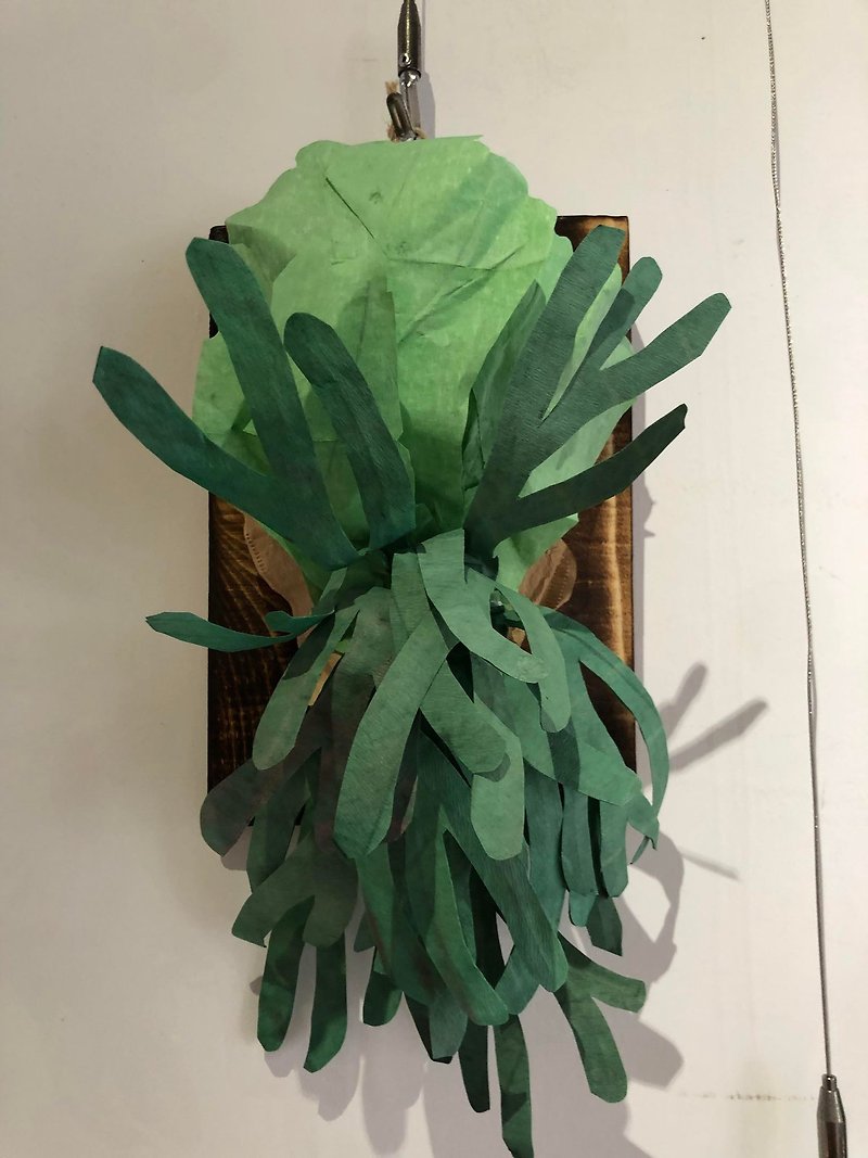 Renegade staghorn fern No. 02 filter paper hand-folded flower plant board Valentine's Day gift birthday gift - Plants - Paper 