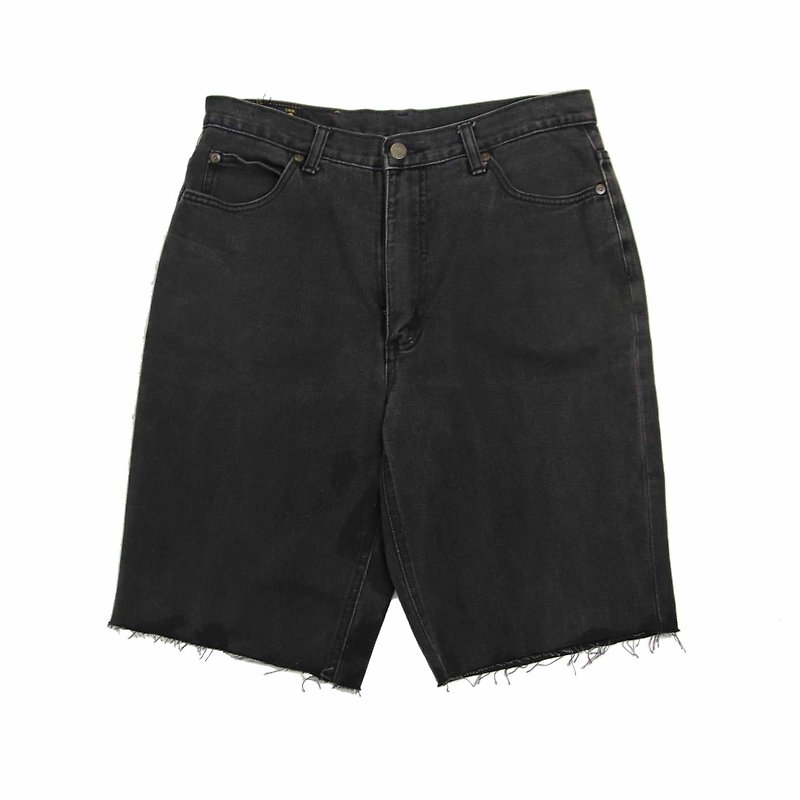 Tsubasa.Y Vintage House Black Lee005, Denim Shorts Denim Shorts - กางเกงขายาว - วัสดุอื่นๆ 