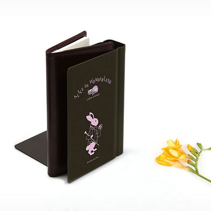 Bookfriends World Literature Imitation Book Metal Bookends - Alice in Wonderland - Left, BZC26848 - ชั้นวางหนังสือ - โลหะ สีดำ