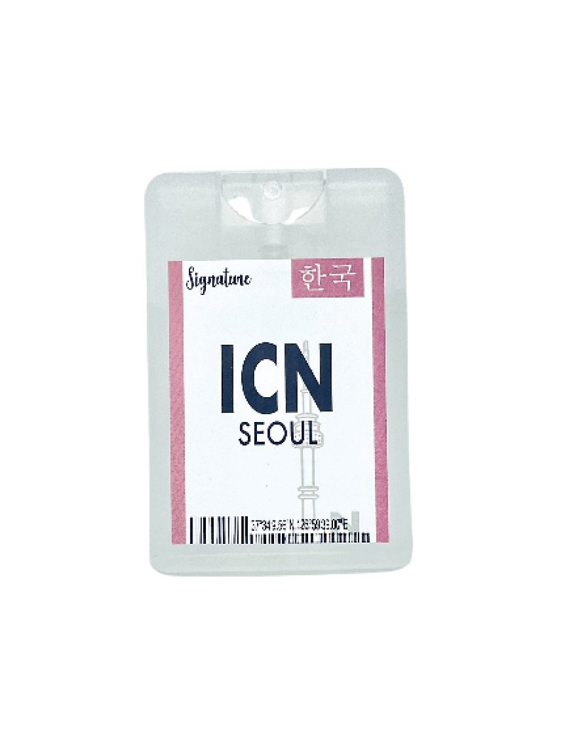 Perfume Hand Care Spray (City edition) - Seoul - Hand Soaps & Sanitzers - Plastic Transparent