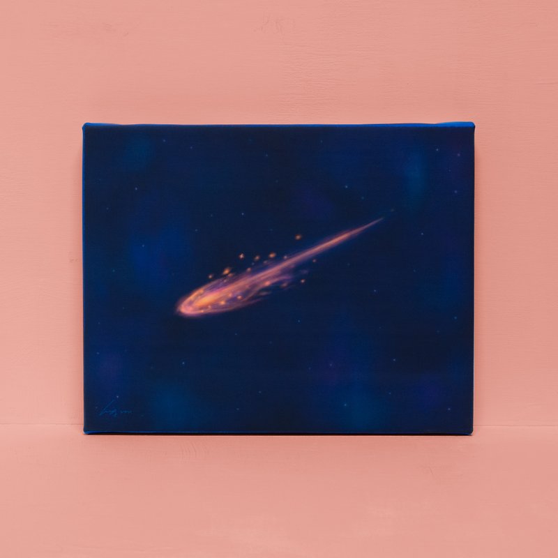 Dreams on the wall#14_ Wishing Meteor/Art Micro-jet Frameless Painting/Limited Digital Print