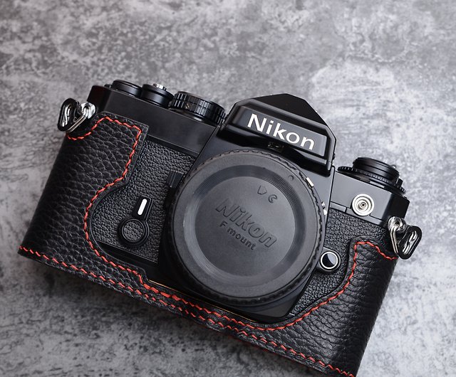 Nikon FE FE2 FMFM2フィルムカメラハンドメイドレザーケースハーフ