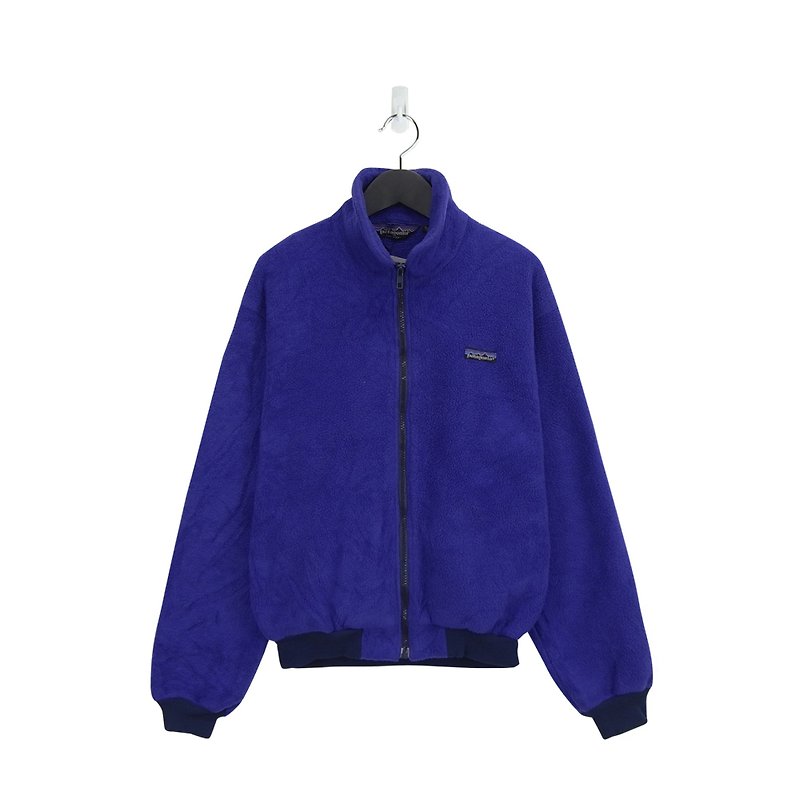 A‧PRANK :DOLLY :: 品牌Patagonia fleece寶藍色刷毛外套(J711020) - 外套/大衣 - 棉．麻 藍色